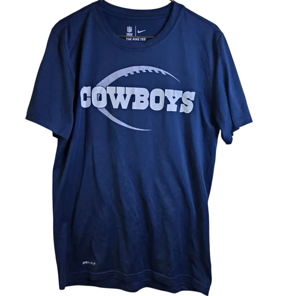 Nike Dallas Cowboys Icon Legend Tee Dri-FIT Shirt Navy Blue Men’s Small S